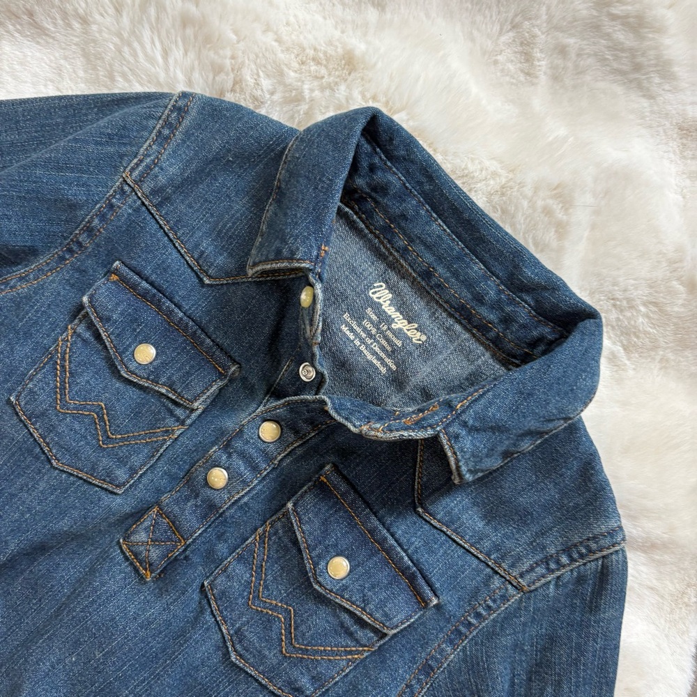 WRANGLER|LEE|CARTER’S Western Baby lot denim overalls flannel striped onesie 18M - Picture 4 of 8
